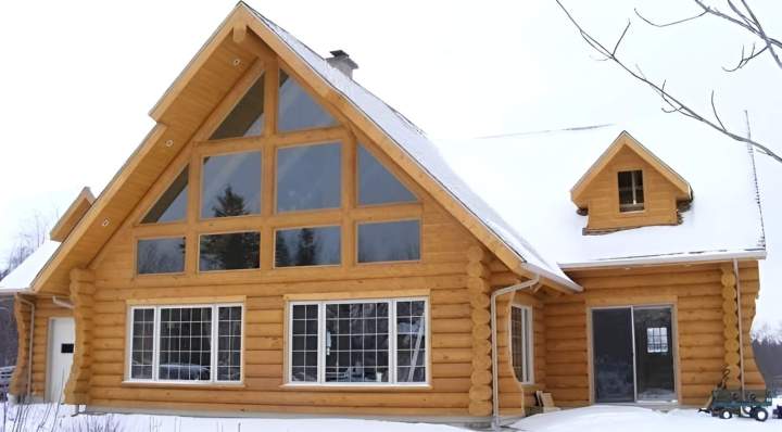 Maison en bois contemporaine Granby
